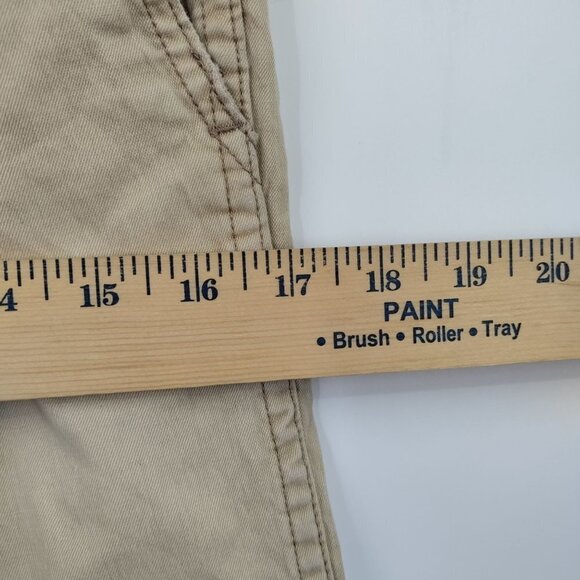 Obey Propaganda Mid-Rise Straight Khaki Pants Slim Skinny Stretch 32 Mens Tan - Picture 13 of 16